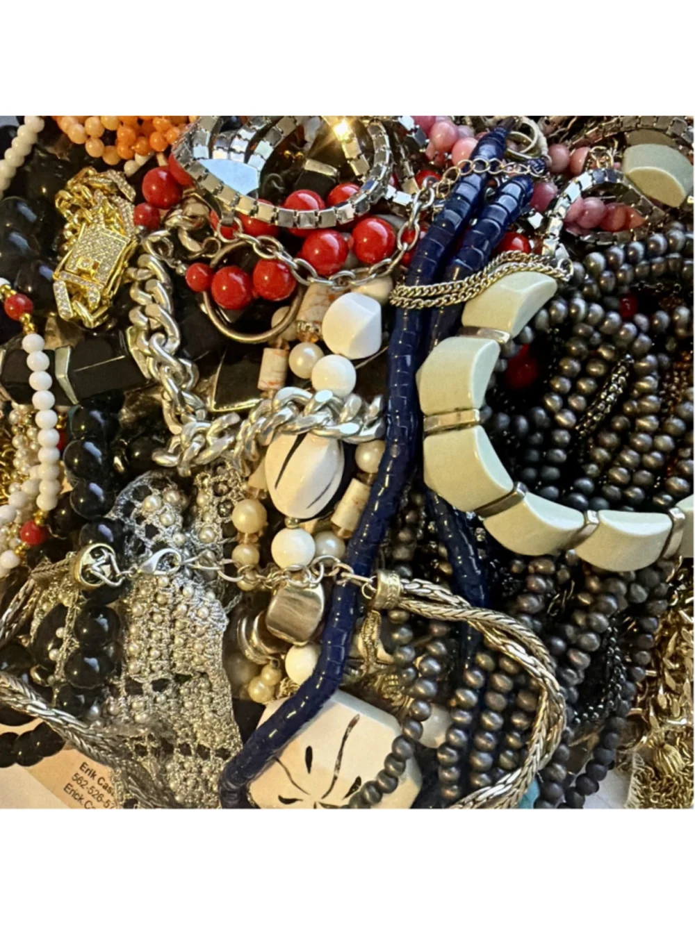 1 - 2 LB Mixed Jewelry LOT Modern and Vintage ALL WEARABLE Bulk LOT